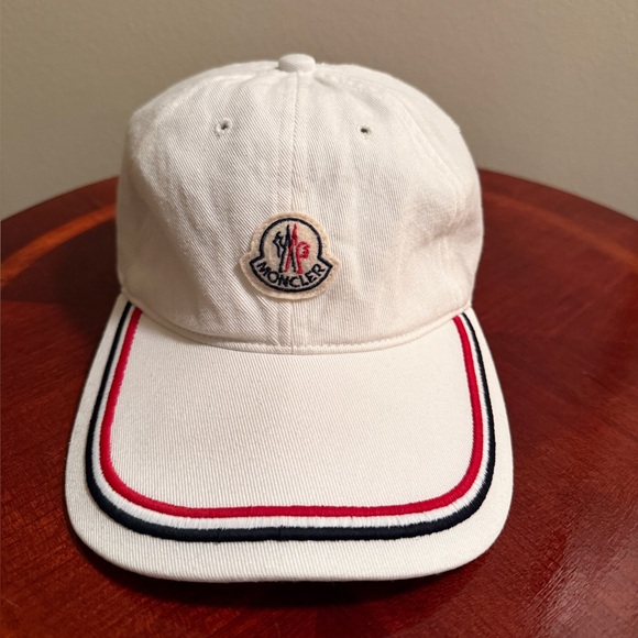 Moncler Other - Moncler White Baseball Cap